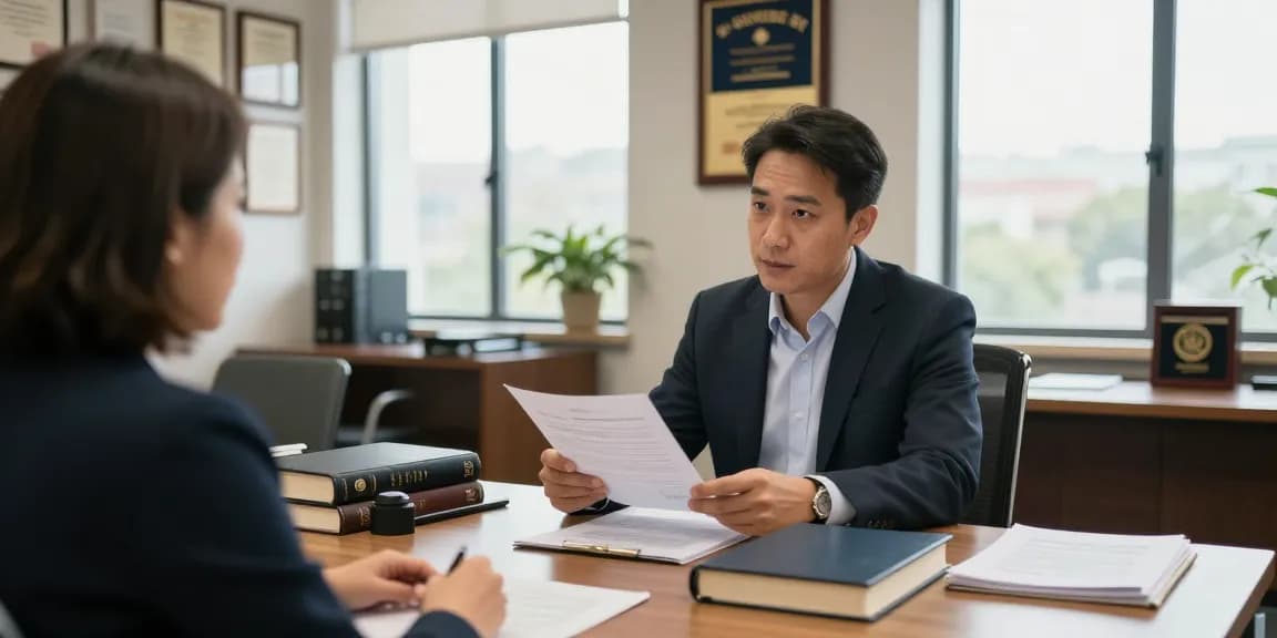 Legal consultation scene showcasing expertise and more bonuses for clients seeking justice.