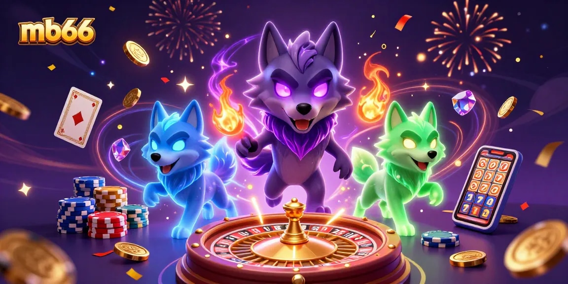 Engage in thrilling gameplay at mb66 with shadow wolves and casino elements.