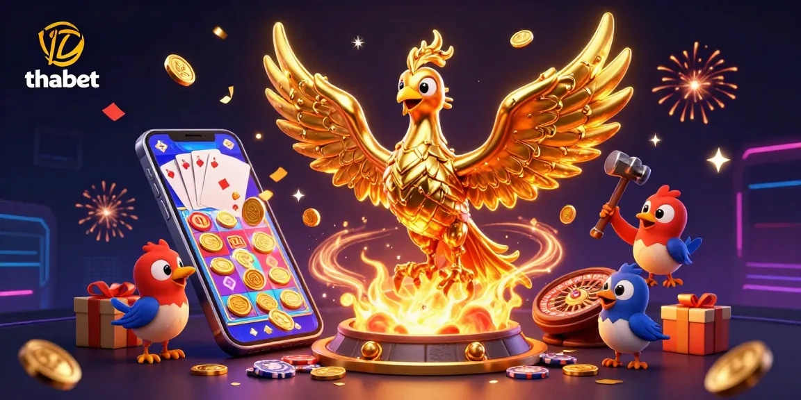 Experience the golden phoenix at thabet, creating coins as you enjoy thrilling slot games.