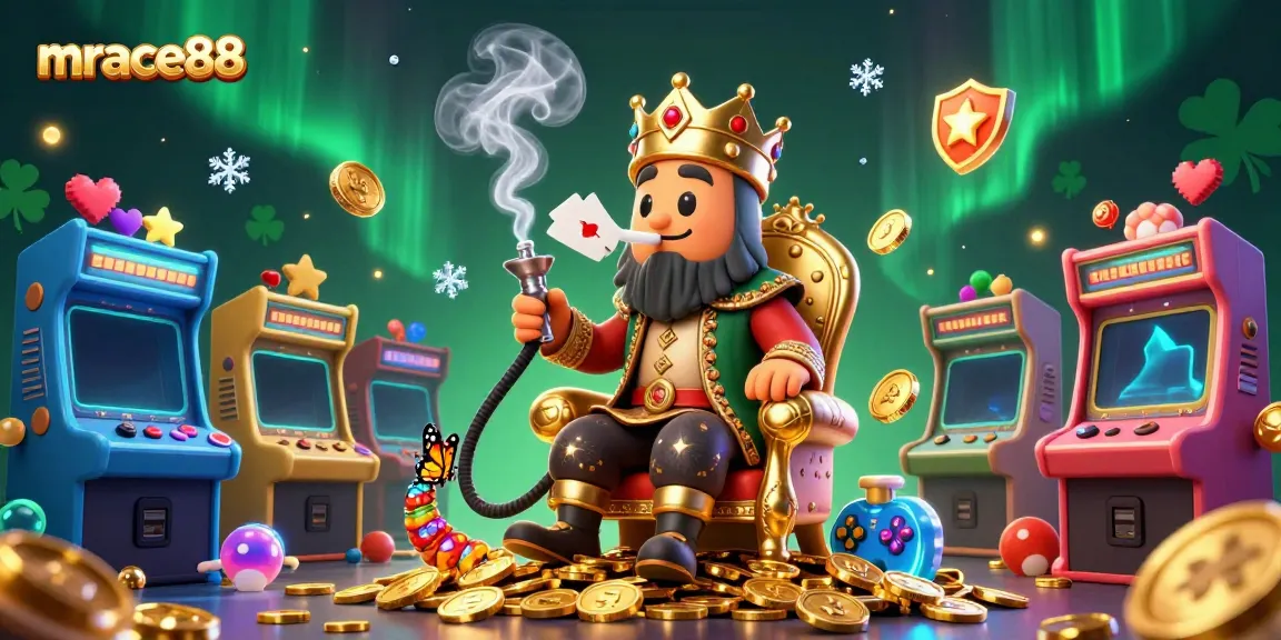 Experience exciting gameplay at mrace88 with vibrant characters and casino-themed elements.