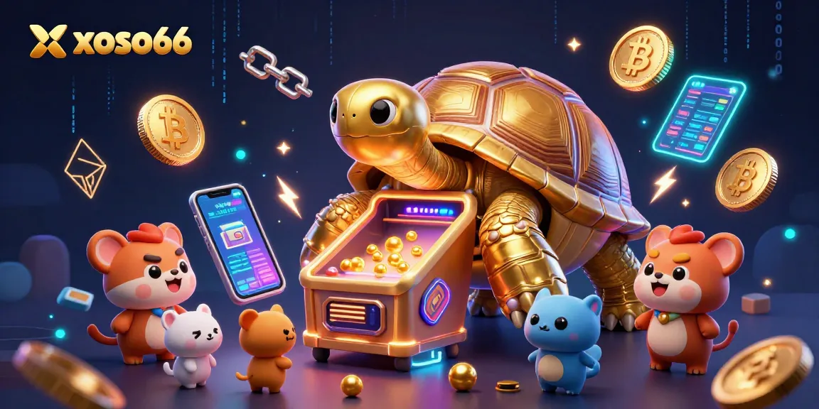 Engage with xoso66 as a colossal golden tortoise pinball machine brings excitement to small animal players.