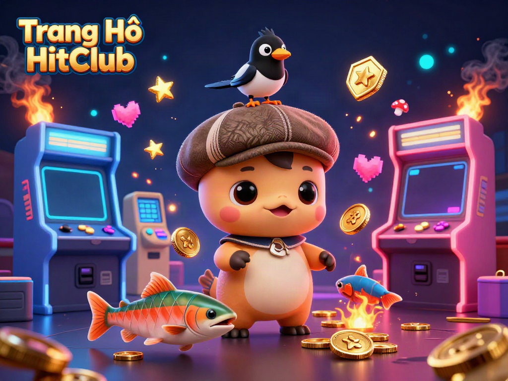 Engage with the fun of Trang Chủ HitClub in a vibrant casino scene inspired by classic games.