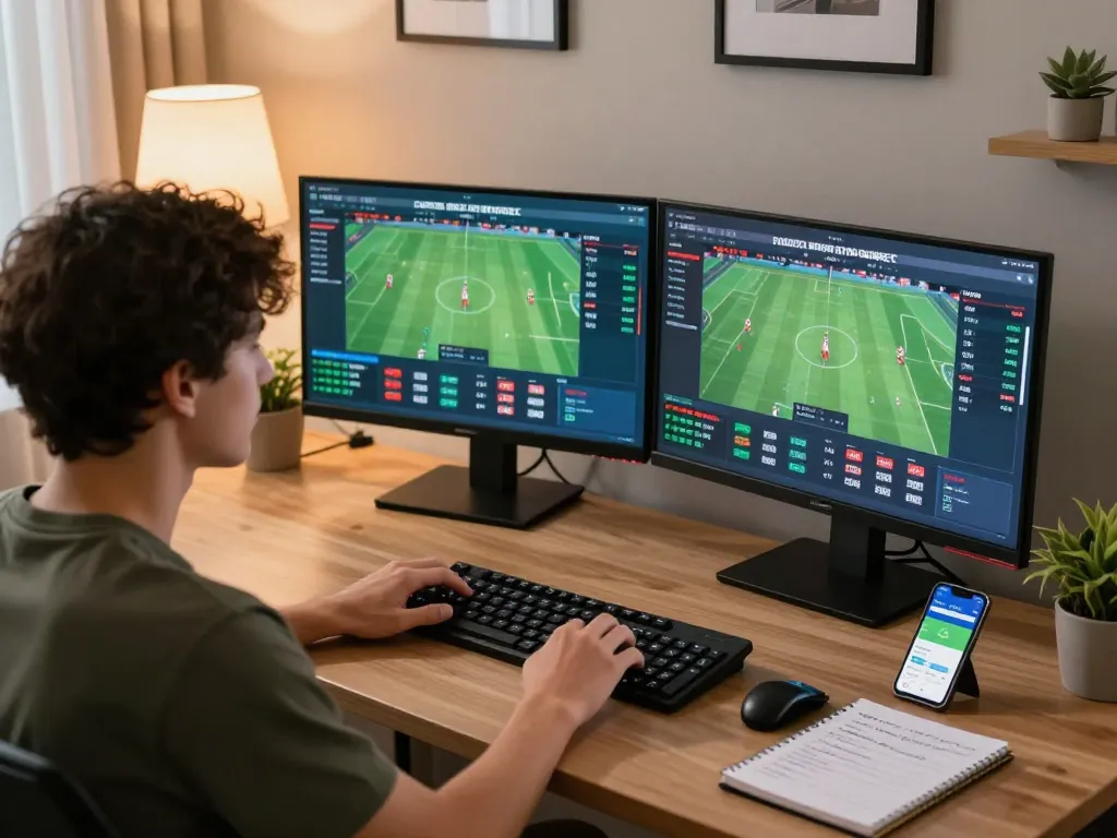 Engaging online sports betting environment where strategies are evaluated for keo nha cai.