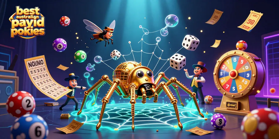 Experience the excitement of the best australian payid pokies with a captivating casino-themed 3D scene.