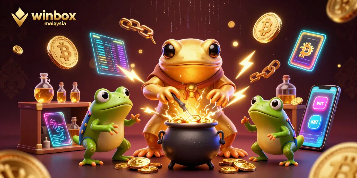 Experience winbox malaysia with thrilling gold transactions in a vibrant 3D casino scene.