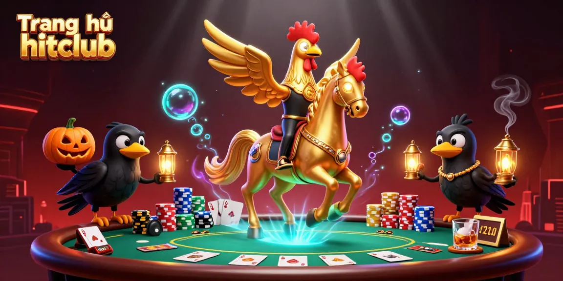 Engage in thrilling gaming at Trang chủ hitclub featuring vibrant casino elements and dynamic characters.