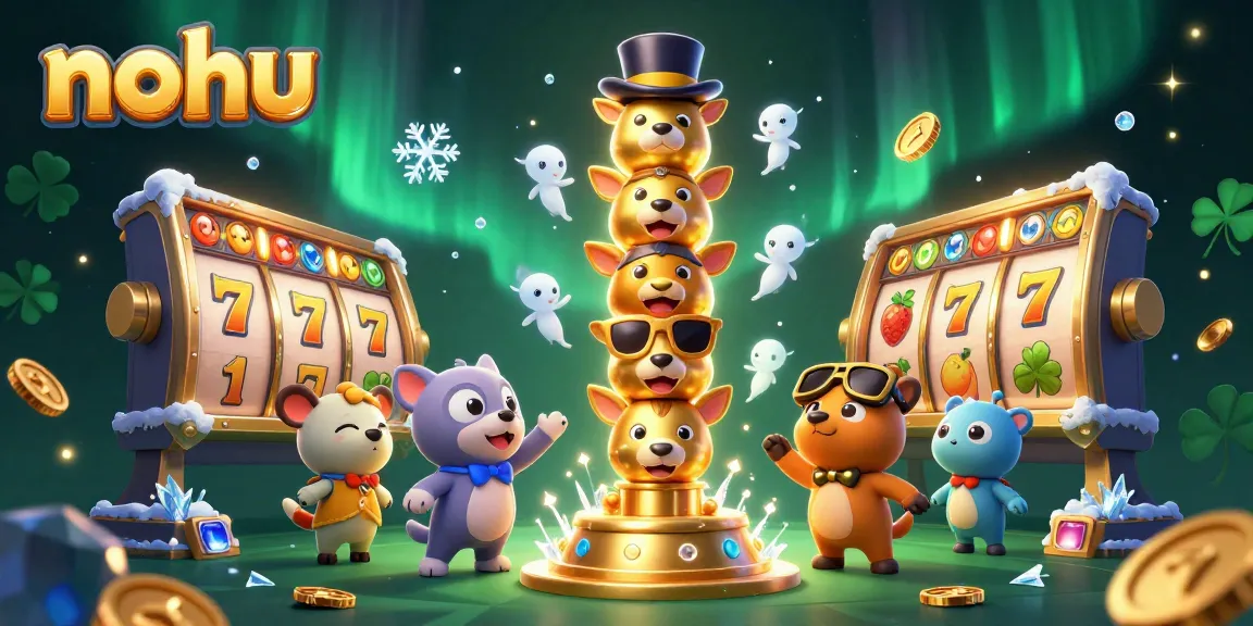 Spin the reels and chase massive jackpots in the vibrant nohu slot game illustration.