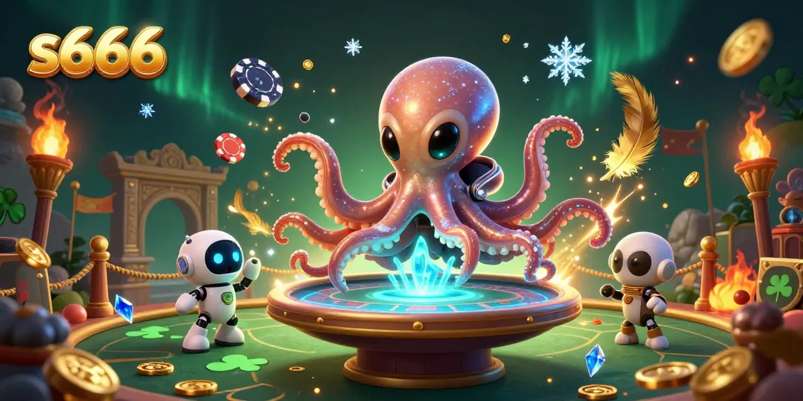 Experience thrilling bets at s666 with a vibrant 3D alien poker scene full of energy.